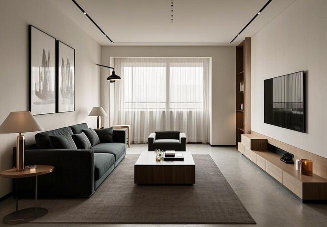 精妙軟裝搭配，讓現(xiàn)代簡(jiǎn)約風(fēng)住宅變身舒適理想港灣